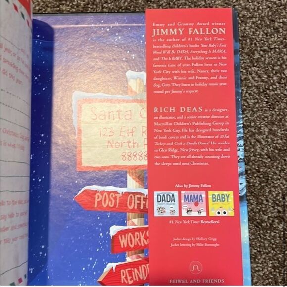 Jimmy Fallon Christmas book for kids (Hardcover) NEW - Picture 5 of 8